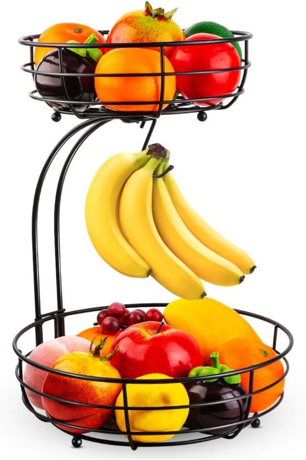 Auledio Iron 2-Tier Countertop Fruit