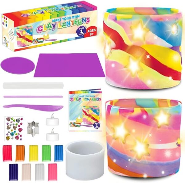 Make Your Own Clay Luminaries- Arts and Crafts