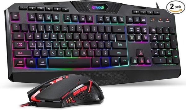 Redragon S101 Gaming Keyboard, M601 Mouse