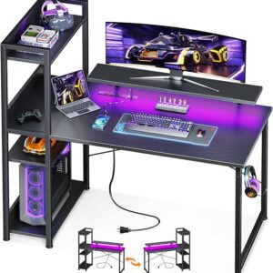 ODK Reversible Gaming Desk with USB Charging