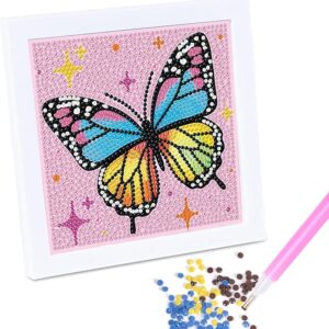 Anseal Butterfly Diamond Art Kits for Kids, Art and Crafts